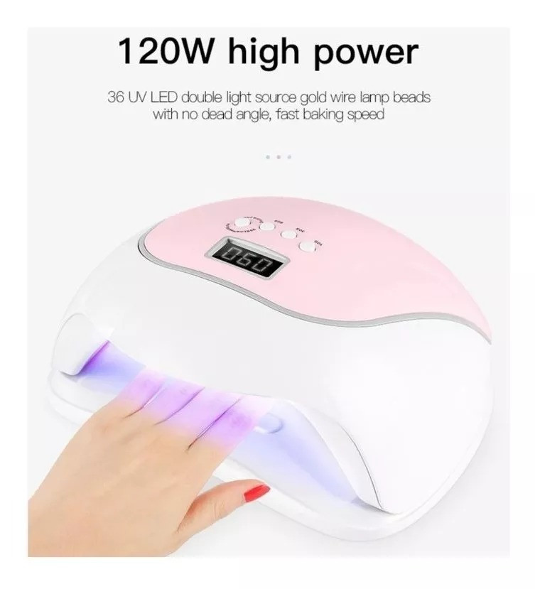 Miniatura 2 de Secador De Uñas Lampara Uv Led 120w
